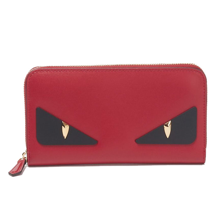 フェンディFENDI レディースウオレットWALLET 8M0299 A5PM F0MVV RED