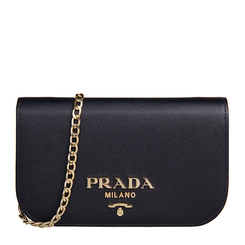 プラダ PRADA レディース サフィアーノ チェーンショルダーバッグ 1BH091 NZV NERO