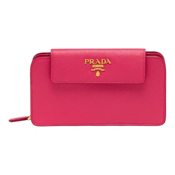 プラダ PRADA レディース サフィアーノ チェーン ショルダーバッグ 1ZH048 QWA PEONIA