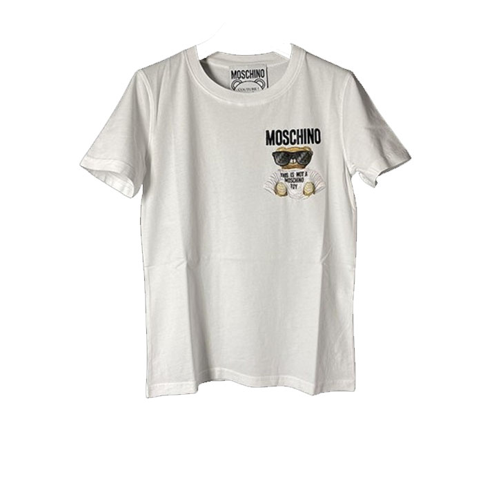 モスキーノ MOSCHINO LADIES T-SHIRT レディース T シャツ EV0705 5540 1001