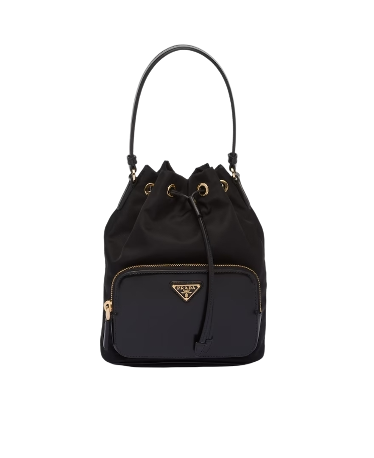 プラダ PRADA レディース Re-Nylon xブラッシュドレザー バッグ 1BH038_R789_F0002_V_UOM