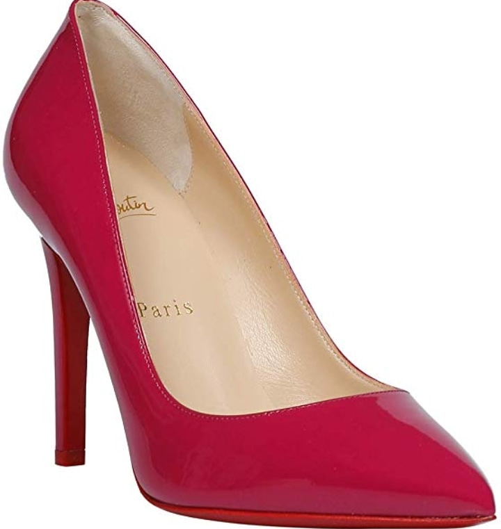 Christian Louboutin Women's 3080680P291 Red Leather Pumps