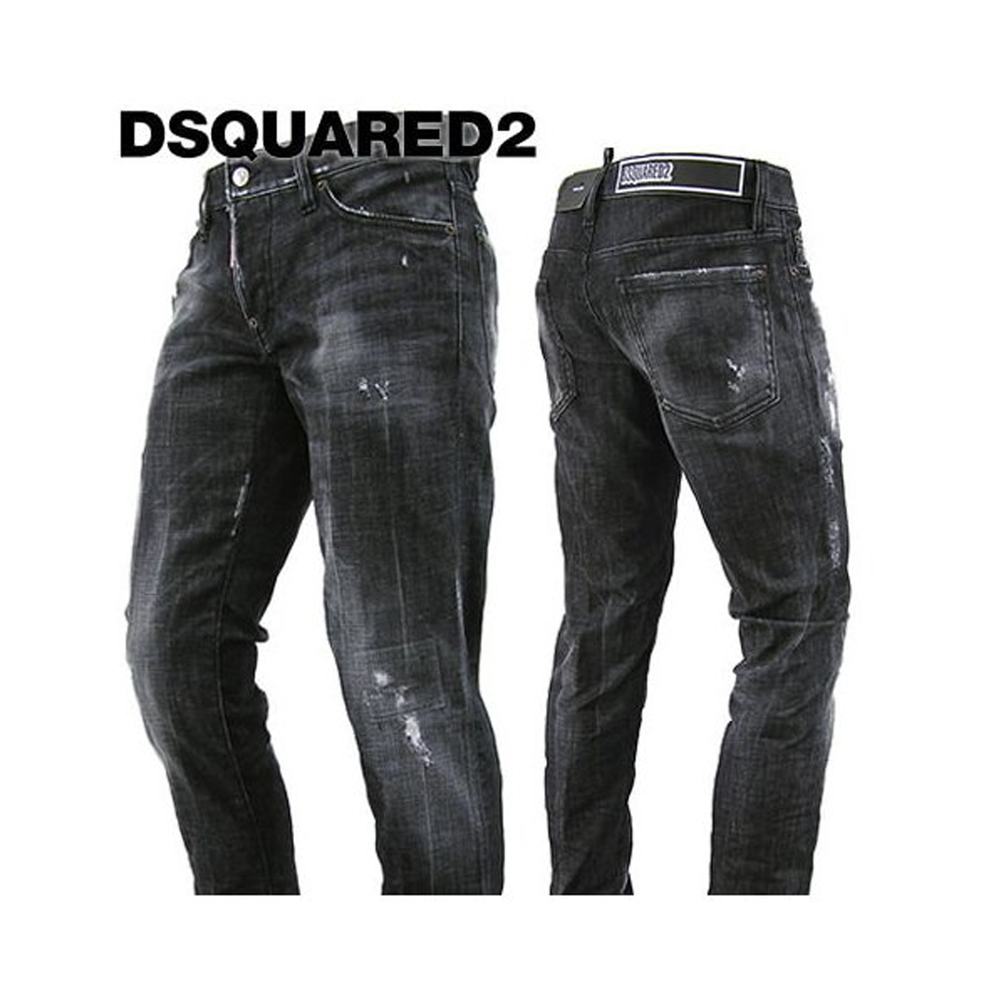 DSQUARED2 MEN JEANS メンズジーンズ S74LB0699 S30357 900 BLACK