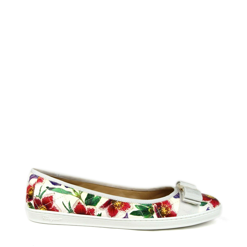 フェラガモ FERRAGAMO レディース フラット シューズ 0685583 RUFINA WHITE