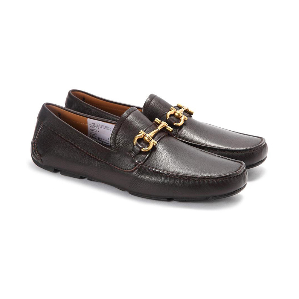 フェラガモ FERRAGAMO メンズ ビジネス シューズ クラシック メンズ ローファー 0582754 PARIGI HICKORY