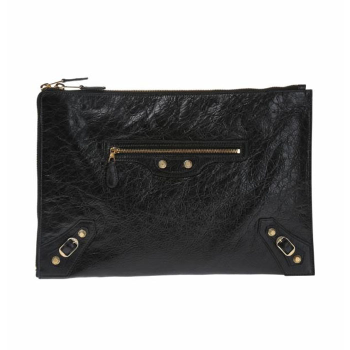 バレンシアガ BALENCIAGA レディース バッグ GIANT CLASSIC CITY POUCH 370994 D940G 1000 BLACK ブラック