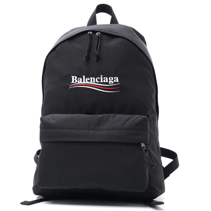 バレンシアガ BALENCIAGA メンズ バックパックブラックデイパック カジュアル デイリー ロゴ 503221 9WB45 1000