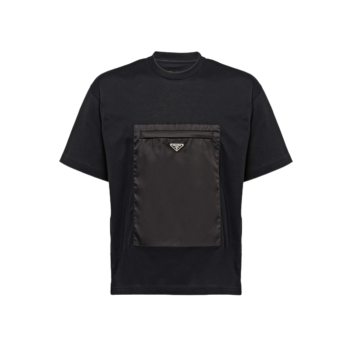 プラダ PRADA メンズ Tシャツ S UJN537 1S9T F0002 NERO BLACK