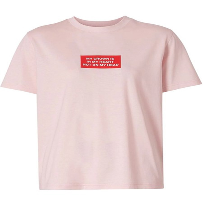 Burberry Pink t-shirt with red patch  8017286