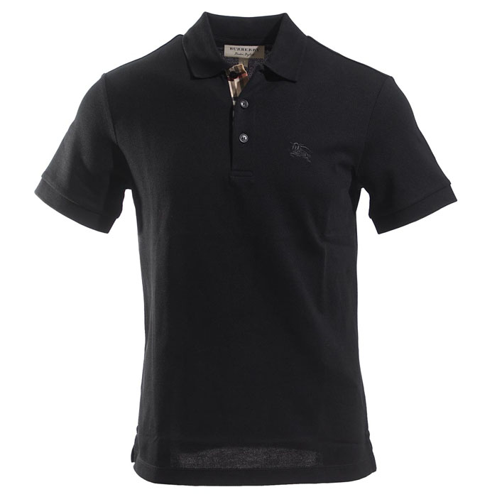 BURBERRY バーバリーMEN POLO-SHIRTS ポロシャツ ブラック メンズ 8000913 BLACK