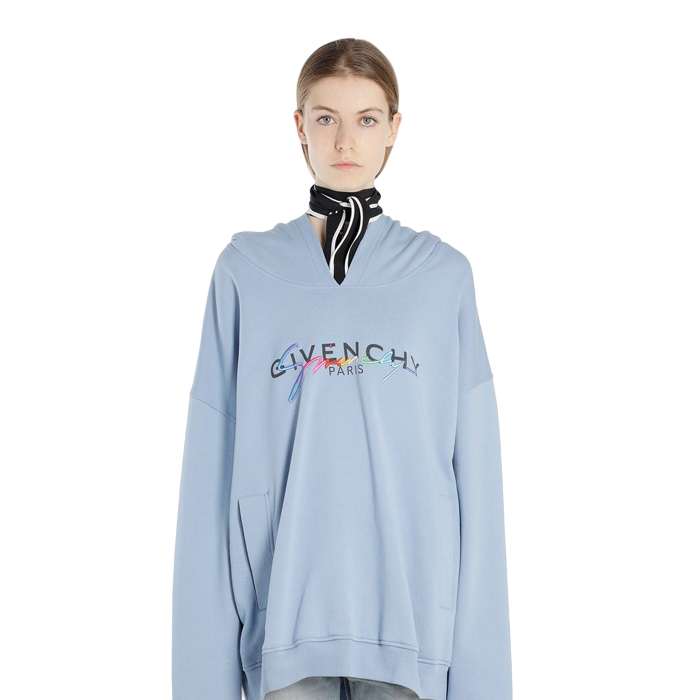 ジバンシィ  GIVENCHY レディース オーバーサイズ マルチカラー スウェットシャツ BWJ00B3Z2C450