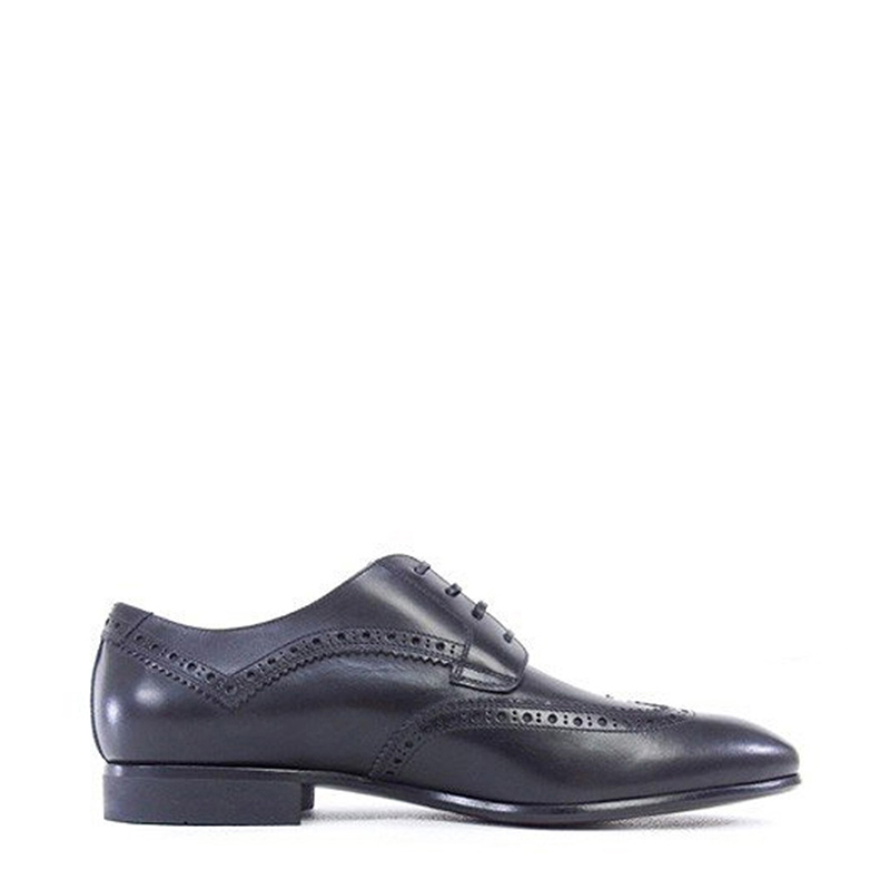 フェラガモ FERRAGAMO メンズ ブラック 牛革 ビジネス カジュアル レザー シューズ 0617375 MARZIO NERO