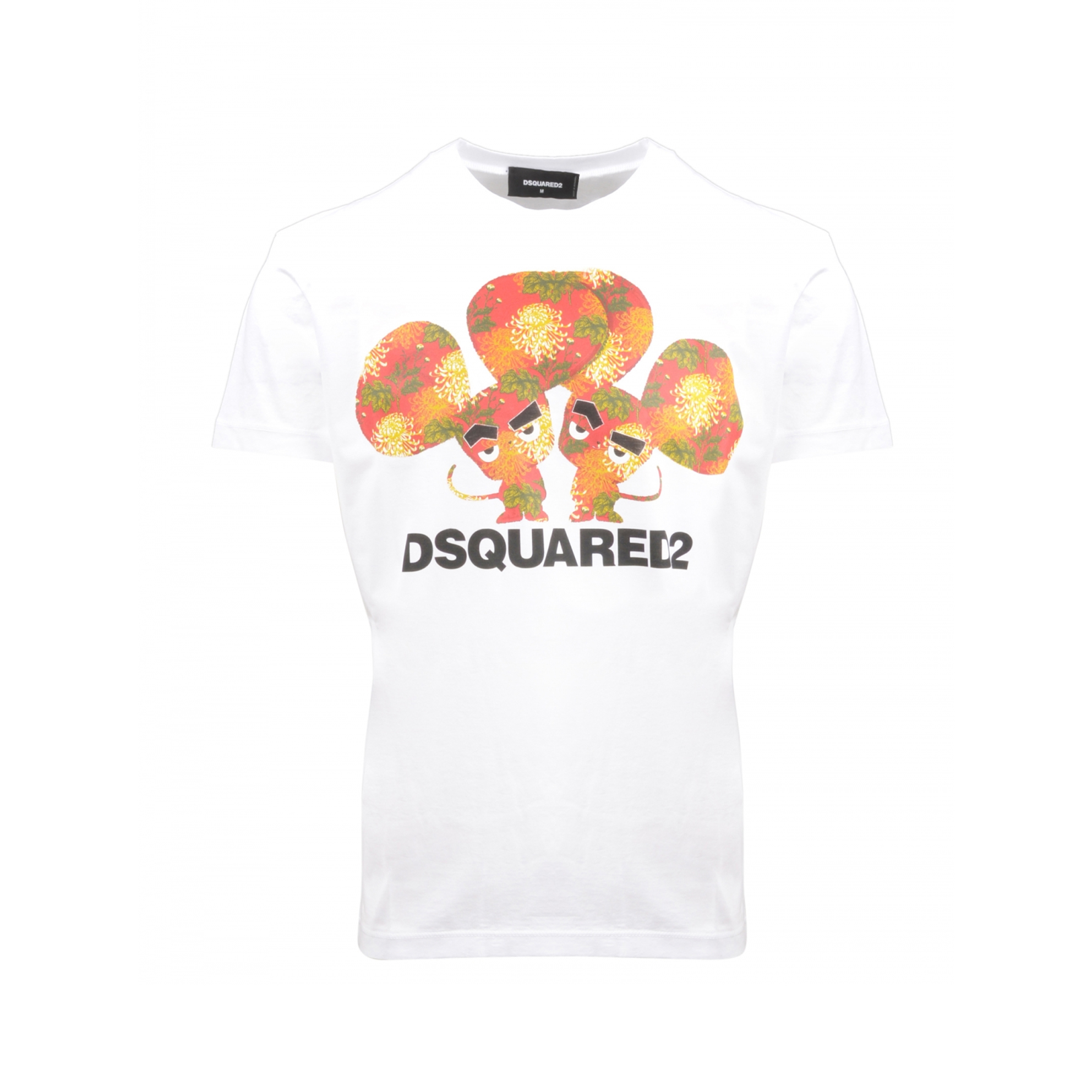 DSQUARED2 MEN T-SHIRT メンズTシャツ S74GD0654 S22427 100 WHITE