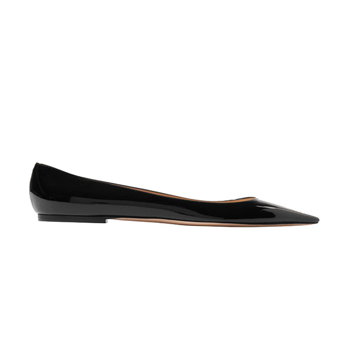 ジミーチュウ JIMMY CHOO レディースシューズ Romy patent-leather point-toe flats