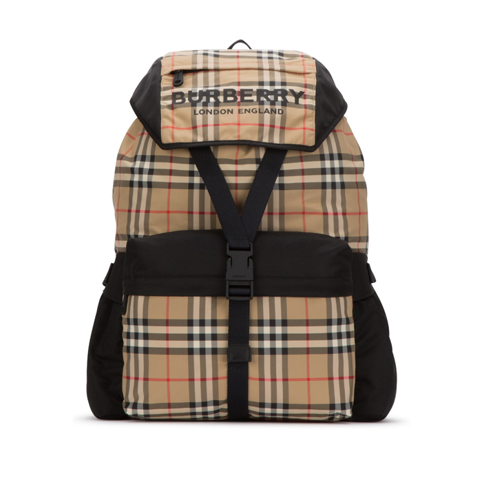 BURBERRY BACKPACK 8010372ARBE Embroidered nylon