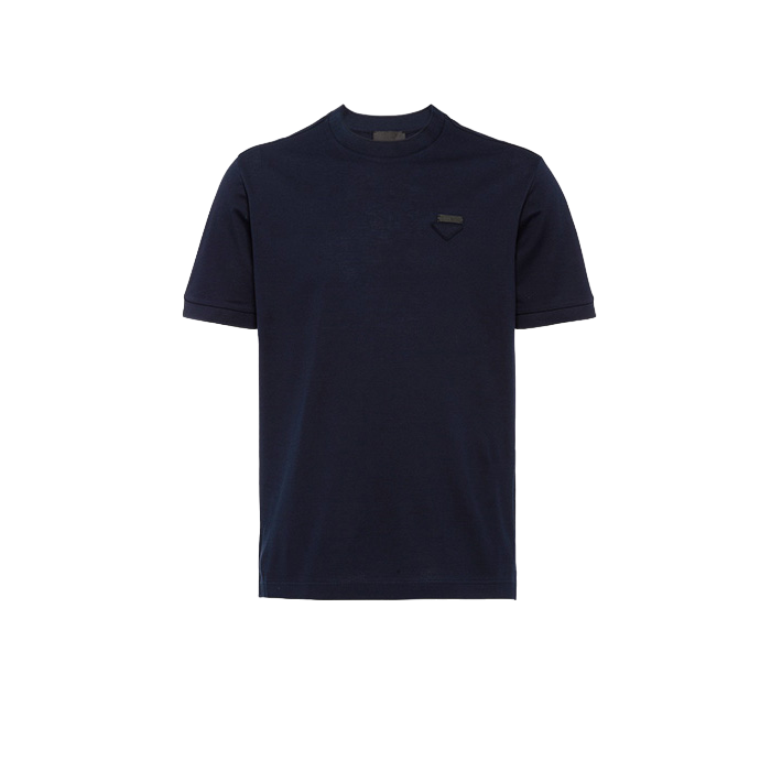 プラダ PRADA メンズ Tシャツ S UJN452 XGS F0124 NAVY DARK BLUE