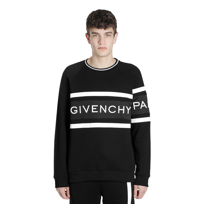 ジバンシィGIVENCHY メンズ ロゴクルーネックスウェットシャツ BMJ0383Y3P 004