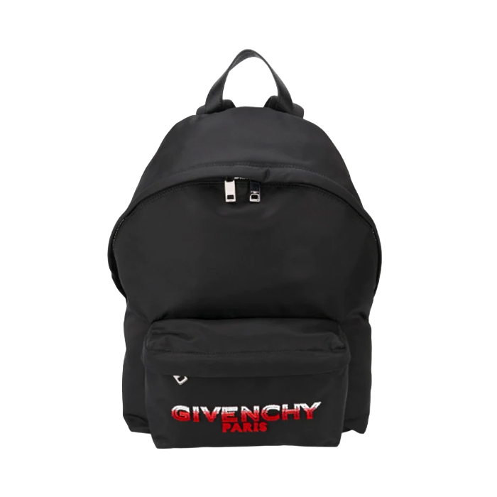 ジバンシィGIVENCHY メンズ ロゴプリントナイロンバックパック BK500JK0U1-001 ブラック