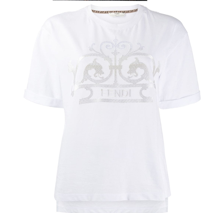 フェンディ FENDI メンズTシャツgate logo T-shirt FS7011A8FU