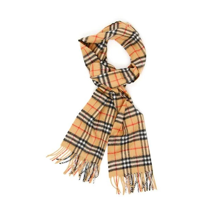 BURBERRY MUFFLER バーバリー マフラー CASHMERE SCARF 4073122 ANTIQUE YELLOW