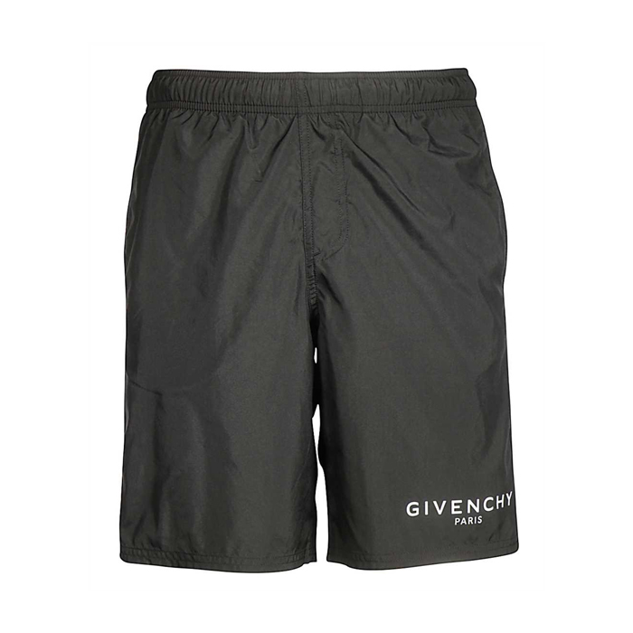 ジバンシィGIVENCHY メンズロゴロングスイムショートブラック BMA0051Y5N 001