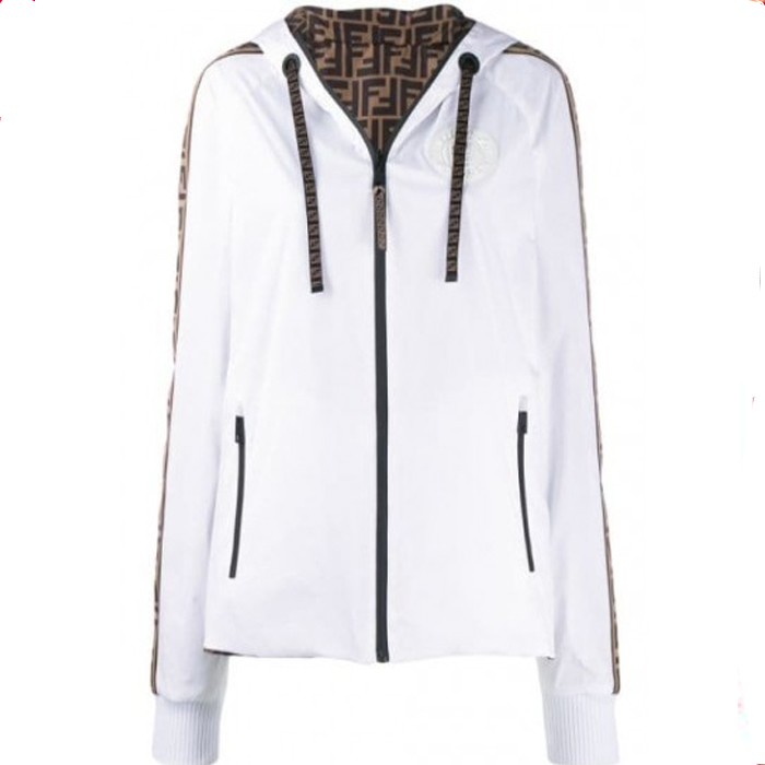 フェンディFENDI メンズパーカーmonogram trim hooded jacket  FAA416A8X5 188P