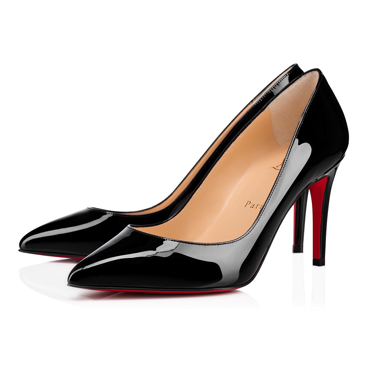 CHRISTIAN LOUBOUTIN LADY SHOES 1100382BK01 High Pigalle Patent Black