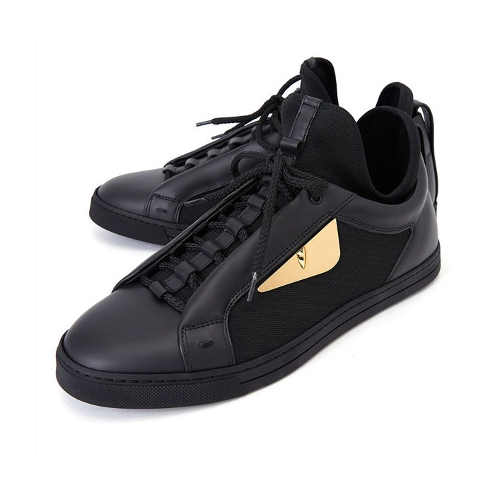 フェンディFENDI MEN SHOES  メンズ シューズ MONSTER EYE SNEAKERS 7E1154 A2C5 F0ABB BLACK