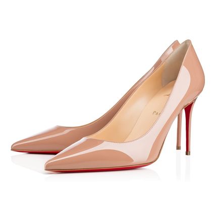 CHRISTIAN LOUBOUTIN LADY SHOES 3180201H344 Monogram Pin Heels PVC Clothing Elegant Style