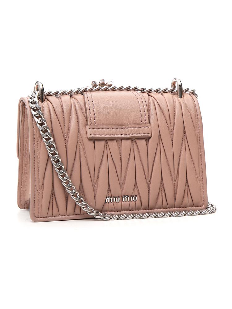 MIU MIU BAG 5BD086N88CAMM matelass_ shoulder bag