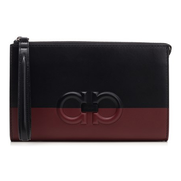 FERRAGAMO BAG フェラガモバッグ 24-A232 CALF NERO RED