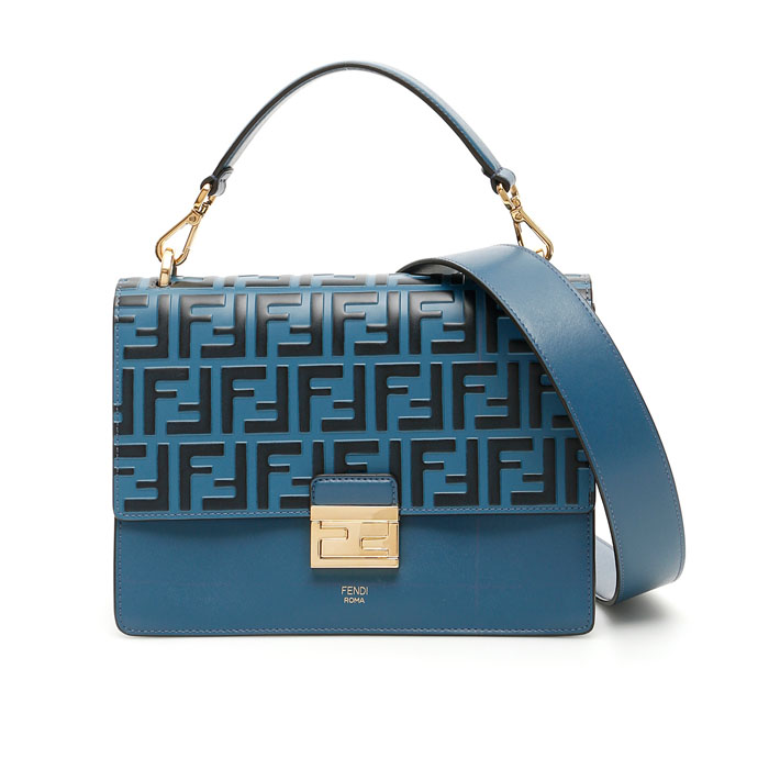 フェンディFENDI BAG レディースバッグ 8BT315 A5TY F1846 KAN I HANDBAG IN LIGHT BLUE