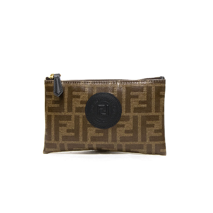 フェンディFENDI WALLET  レディースウォレット 8N0147 A5K4 F14TU MOGANO+PANNA+NERO brown / black