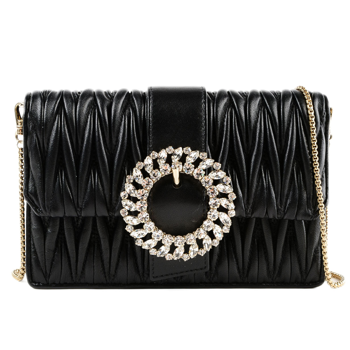 MIU MIU BAG 5BH095N88NERO  crossbody bag