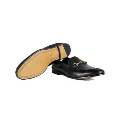 グッチ GUCCI MEN SHOES メン ズシューズ 407314 DLC00 1000 Horsebit Leather Loafer