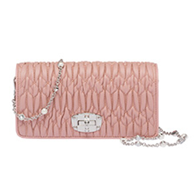 MIU MIU BAG 5DH044FVJORCH CRYSTAL NAPPA LEATHER MINI-BAG