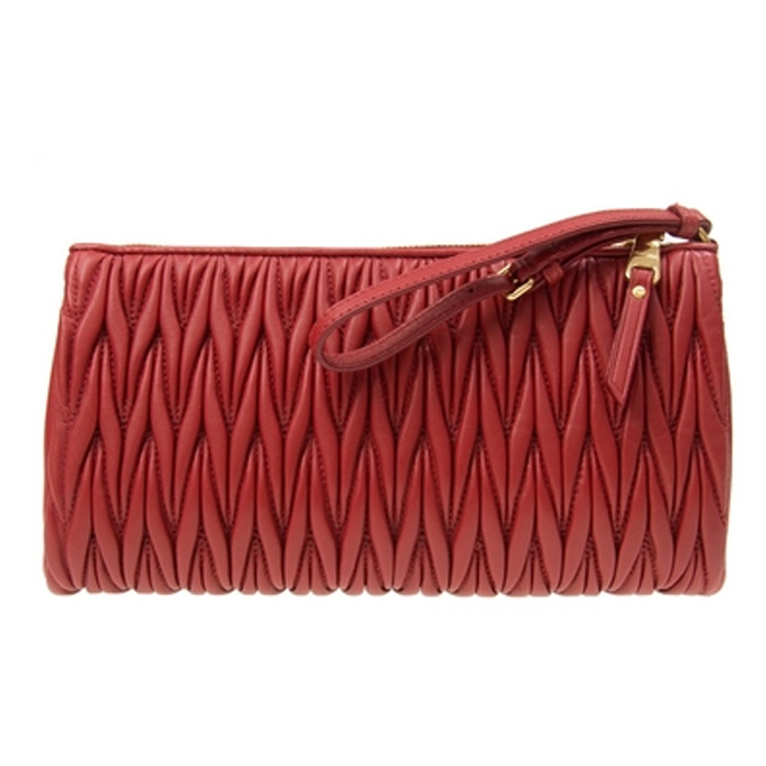 MIU MIU BAG 5NE455N88FUOC LAMBSKIN RED