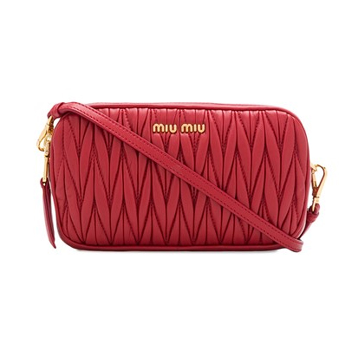 MIU MIU BAG 5NF011N88FUOC  Matelasse` In Lamb Skin