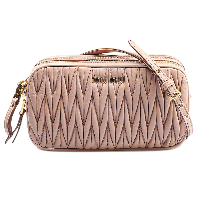 MIU MIU BAG 5NF011N88CAMM Matelasse` In Lamb Skin