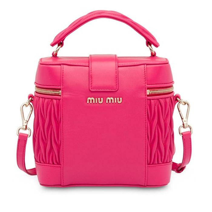 MIU MIU BAG 5VT005N88MAGE WOMEN'S BAG MADE OF MATELASS_ LEATHER