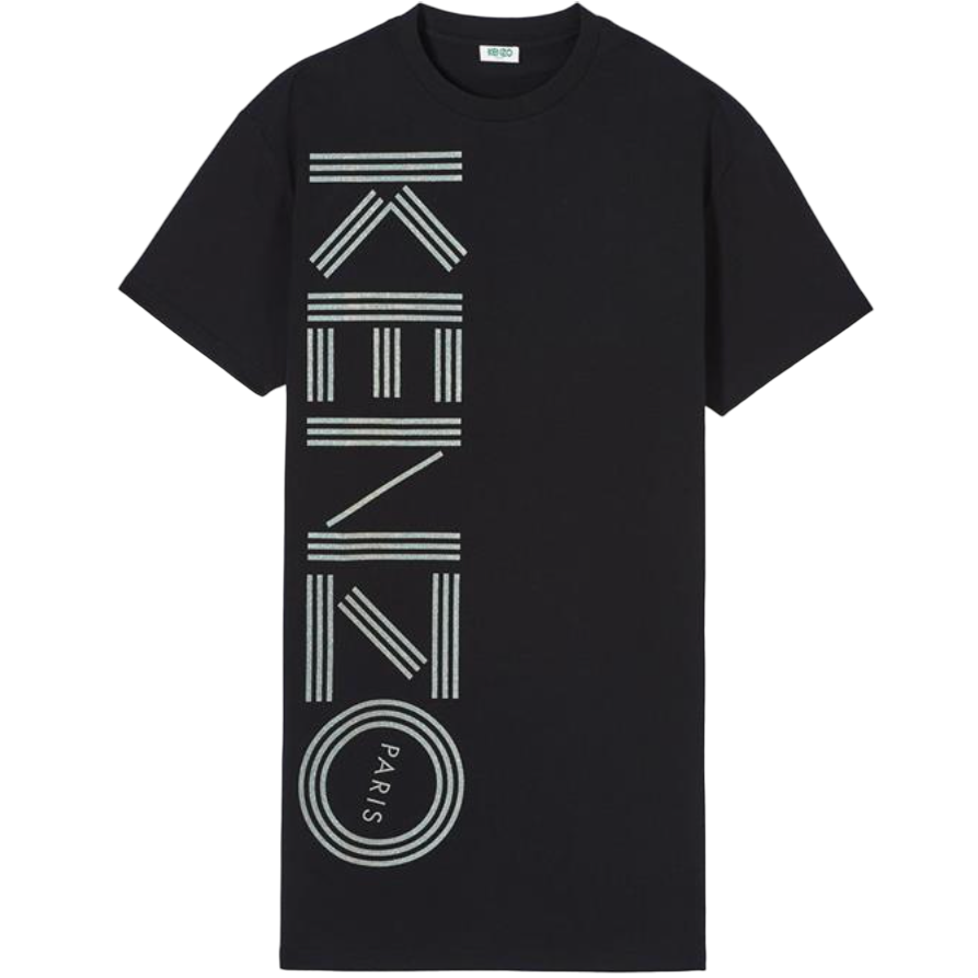 ケンゾーKENZO レディース キラキラプリントブラックドレス  2RO868 987 99