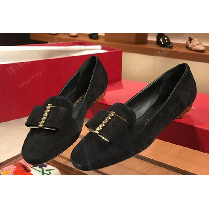 FERRAGAMO LADY SHOES SARNO 3D 0715164 SU-K NERO