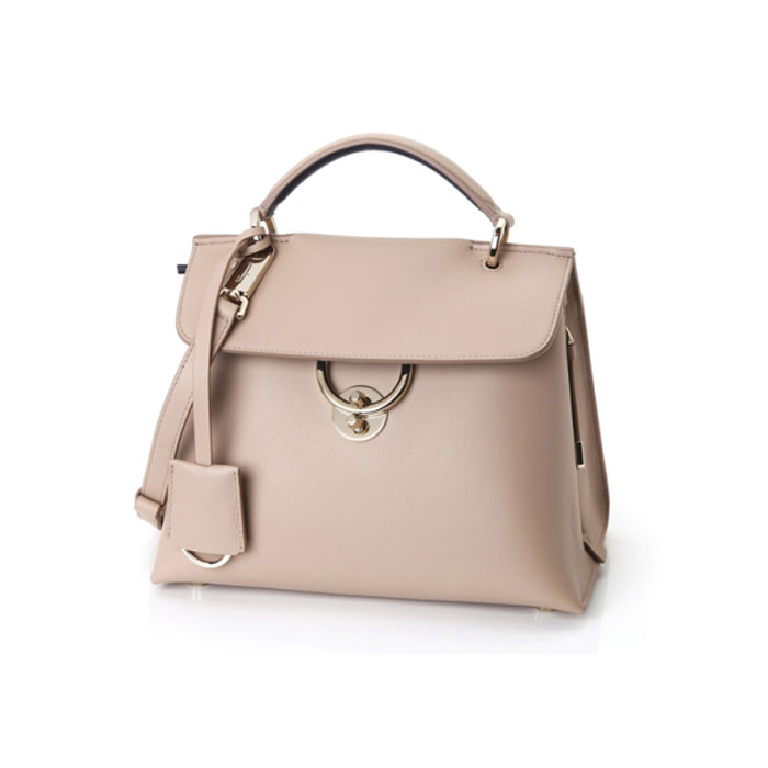 FERRAGAMO BAG フェラガモバッグ 21-G850 CALF ALMOND SHOULDER BAG