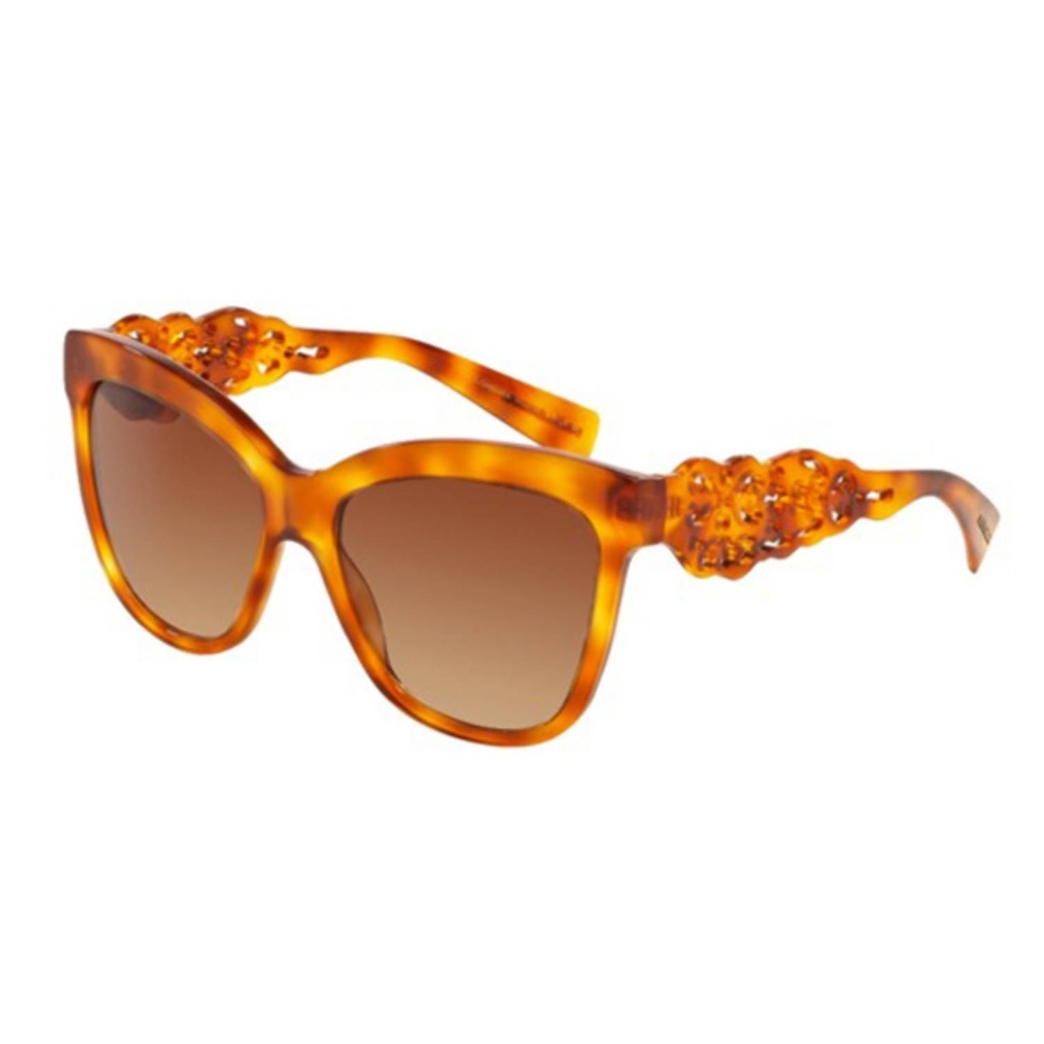 ドルチェガッパーナ DOLCE&GABBANA レディース ブロンド ハバナ ブラウン グラデーション サングラス  0DG4264F ACETATE 512/13