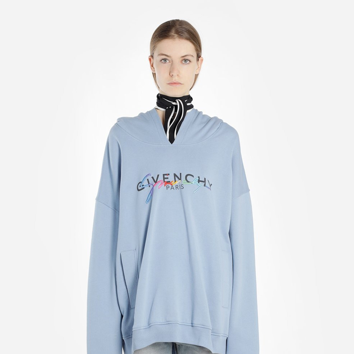 GIVENCHY OVERSIZED MULTICOLOR SWEATSHIRT BWJ00B3Z2C450