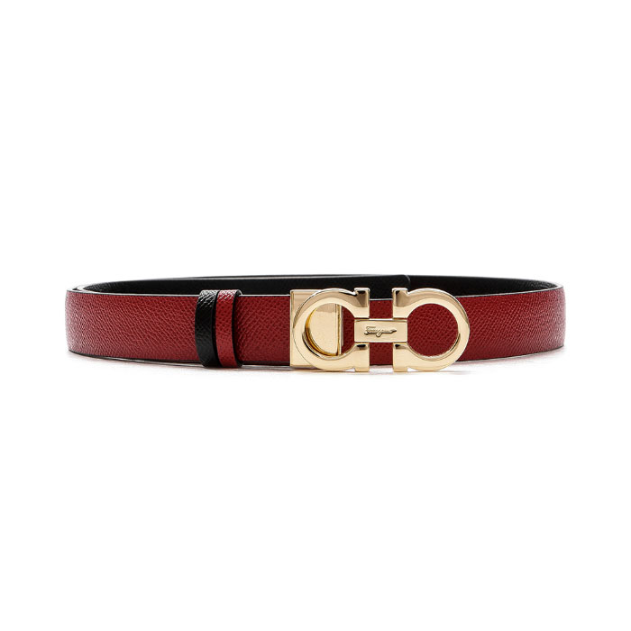 FERRAGAMO BELT フェラガモベルト 23-A565-37 CALF LIPSTICK