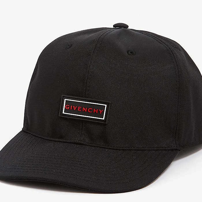 GIVENCHY Logo-applique cotton snapback cap Black BPZ003P01E001