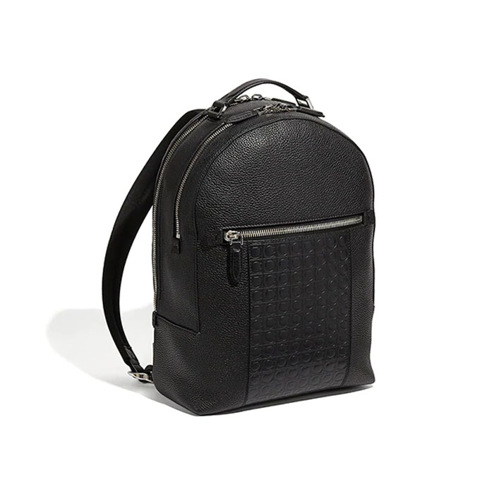 FERRAGAMO BACKPACK フェラガモバックパック 24-A102 CALF NERO