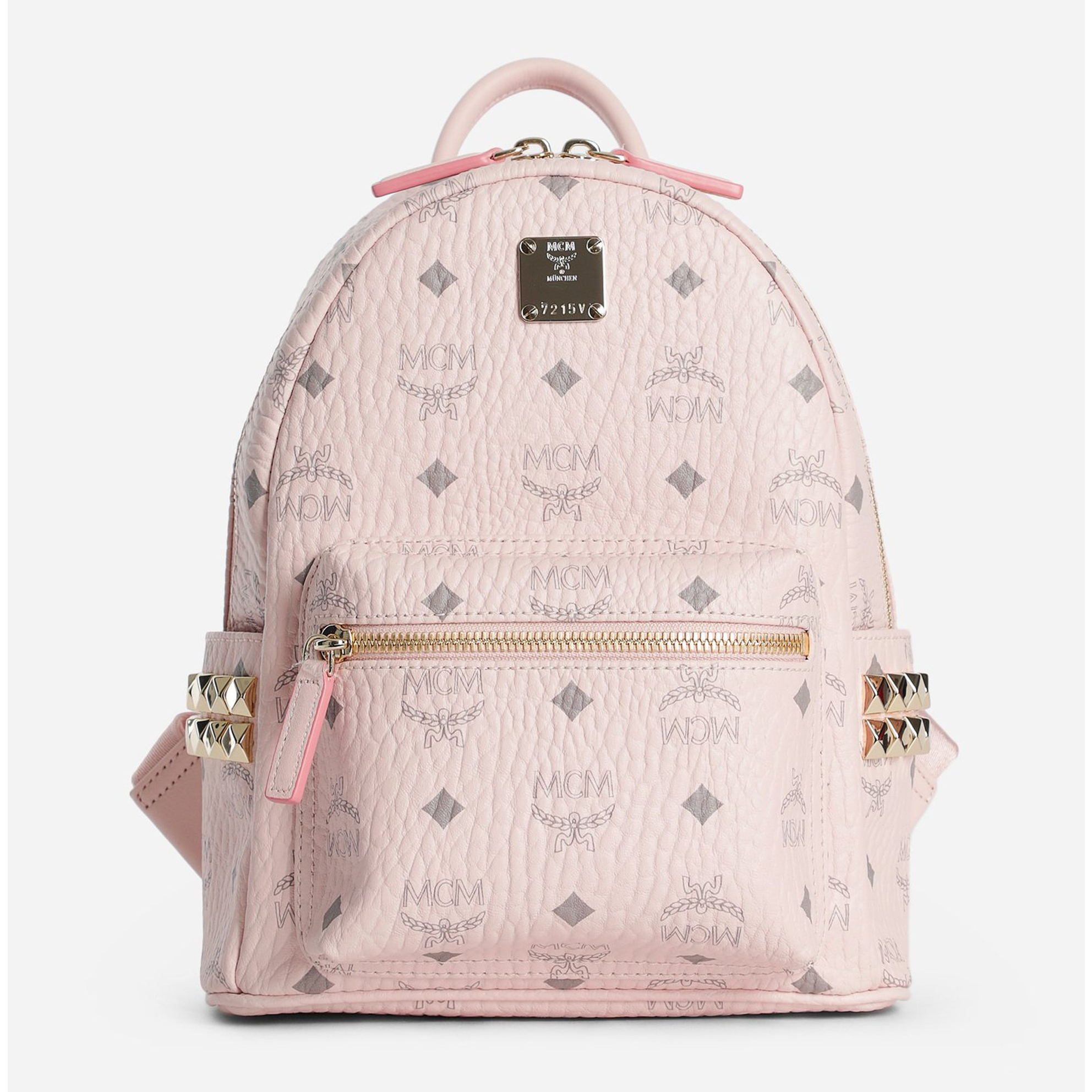 MCM women's pink strak visetos backpack MCM バックパックMMK6SVE41 IG