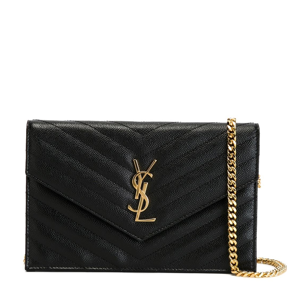 サンローラン SAINT LAURENT レディースチェーンウォレット ショルダーバッグ 393953 BOW01 1000